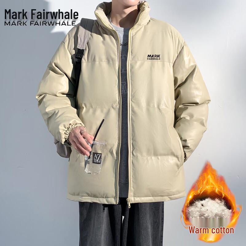 Mark Fairwhale Men's Thickened Fleece-Lined Padded Jacket