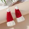 Popular European and American Fashion Earrings, Design Sense Mini Christmas Hat Earrings, Christmas Explosive Suit Women