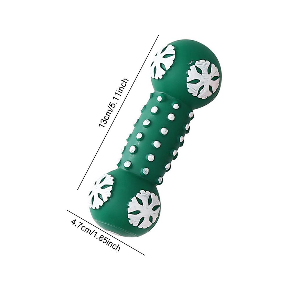 Dog Chew Toys Christmas Pet Dog Squeaky Toy Bite Resistant Puppy Toy Teeth Cleaning Interactive Dog Toys Christmas Gifts For pet