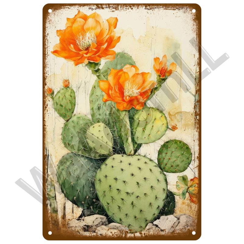 Retro Tin Sign For Cafe Garden Decorations Vintage Metal Sign Home Wall Art Mural Plaque Plate Room Decor Farm Painting Gift