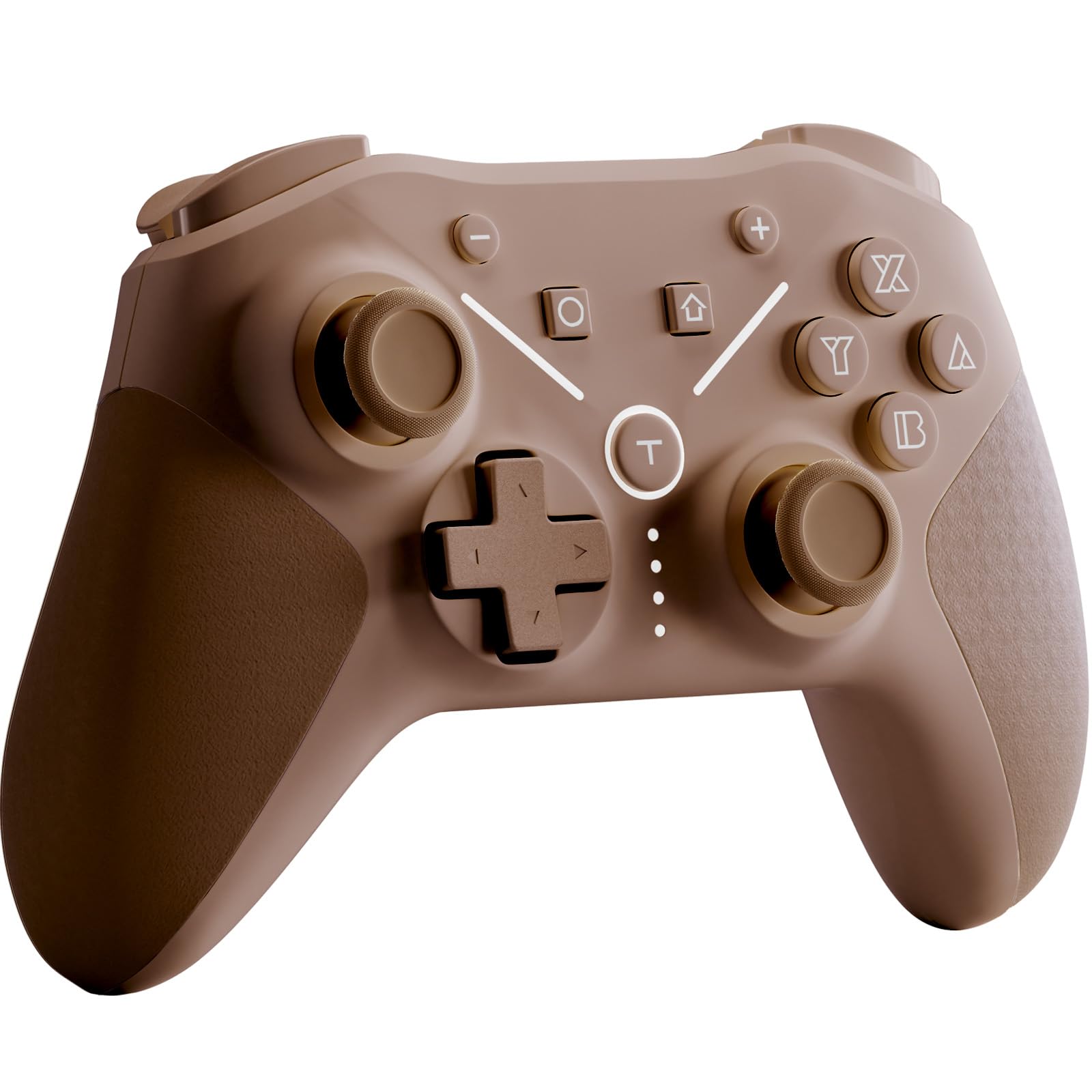 

inklink Switch Pro 8 Ультраматовий Швидка стрільба Легкий До 15 годин роботи від батареї 4 рівні вібрації Гіроскоп Бездротовий не сумісний зі Switch шоколадний