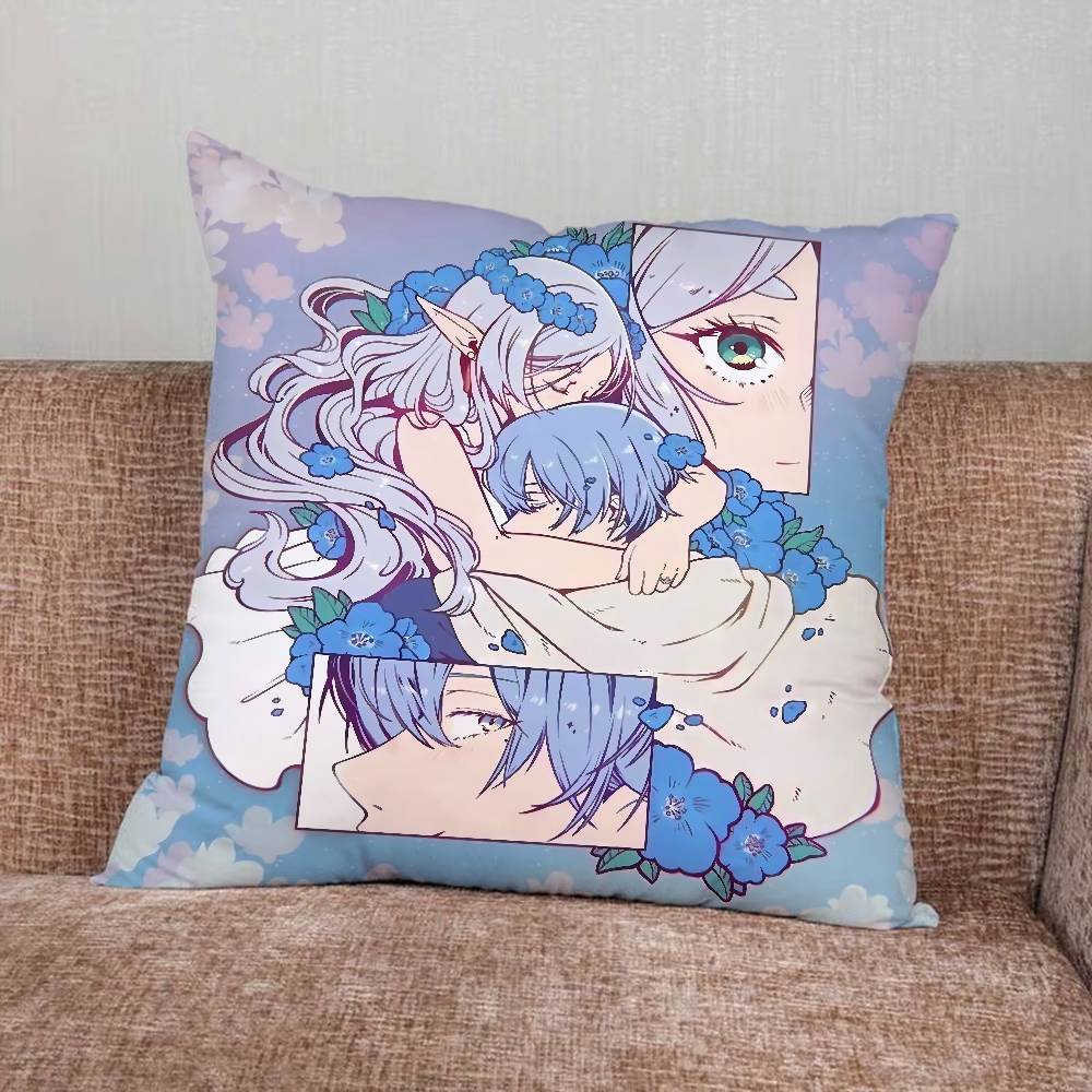 Sousou No F-Frieren Pillow Case Pillowcase Home Sofa Cushions Car Cushions Pillowcover Office Pillowshell Pillow