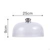 Cake Dome Plastic Cover with Knob Safe for Buffet, Bakery, Bakers, Caterers