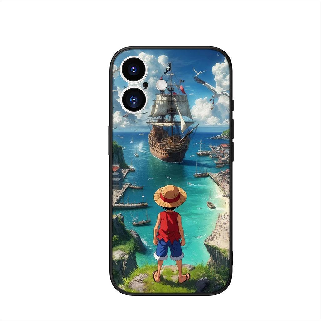 

Roronoas One Luffys P-Pieces Sanjis Zoros Phone Case for Apple iPhone 16 15 14 Plus 13 12 Mini 17 Pro Max + 16E Air 16+ ProMax iPhone17