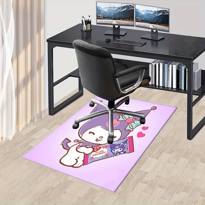 Office Rug Kero-chan, KitKat Anti-Slip Rug, Machine Washable for Living Room, Bedroom, Office, Multiple Sizes, Bedroom Mat, Decorative Mat, Durable Ma