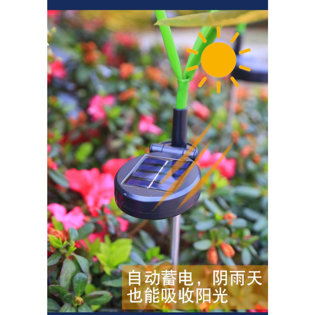 Solar Simulation Flower Lights Outdoor Decoration with 3 LED Sunflower Lights Suitable for Courtyards,  Lawns, Gardens, Pathways, and Decoration.