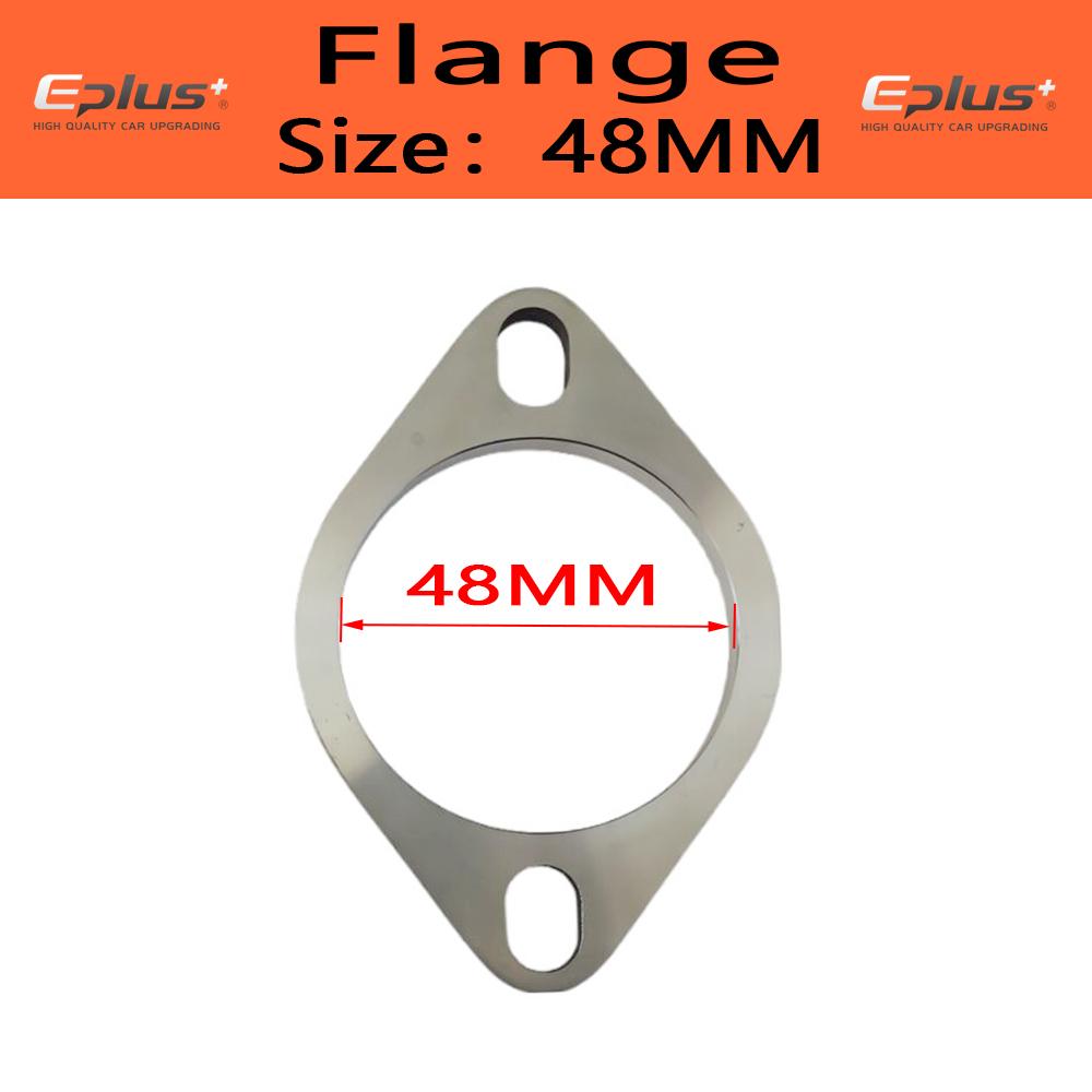 

Eplus Автомобильный Мотоциклетный Выхлопной Патрубок Глушитель Фланцевое Соединение Универсальный 2 Отверстия Нержавеющая Сталь 304 51ММ 63ММ 76ММ