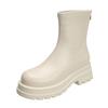 Martin Boots Women's Short Boots Thick-soled Women's Small Summer and Autumn Boots Medium Boots Chelsea Cigarette Boots Are Comfortable and Lightweigh