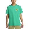 Nike T Shirts Men's Green Crew Neck Moderate Straight Fit FJ1142-324