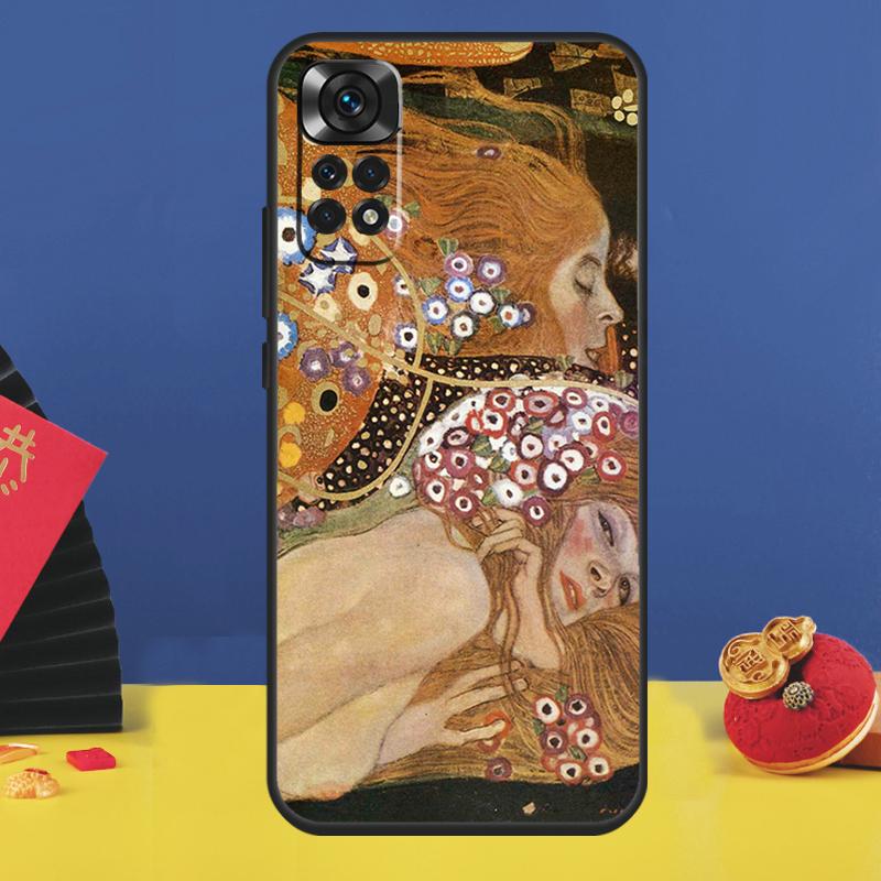 Gustav Klimt Abstract painting Phone Case For Xiaomi Redmi Note 14 Pro 13 12 11 9 10 15 Pro Plus 10C 12C 14C 13C 15C Cover