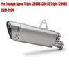 Modified Exhaust Tailpipe for Triumph Speed Triple 1200RS/1200 Motorcycle
