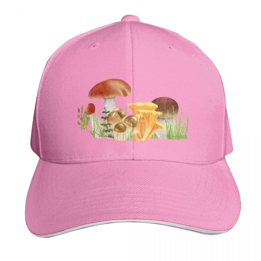 Vintage Mushroom Baseball Cap GentleUnisex Hat Unisexs Big Size Hat New In The Hat Golf For Unisex Womens