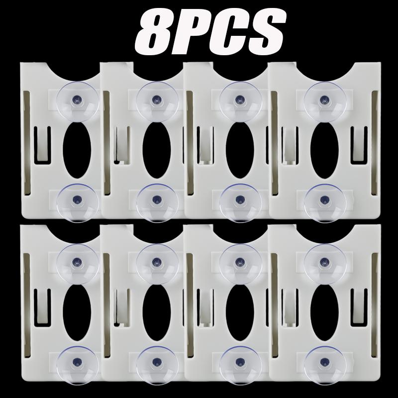 Car Windshield Parking ID Transparent Protective Card Holder Fastener Clips Auto Cards Holders Tickets Suction Cup Clip 1-10pcs