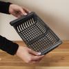 Hanging Refrigerator Basket, Gray, Adjustable Width