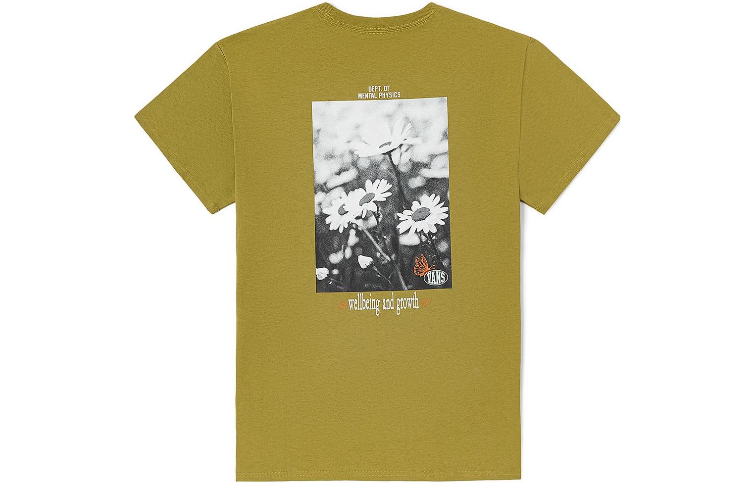Vans Drop Shoulder Sleeve T Shirt Women s Green VN00090QTD8 M