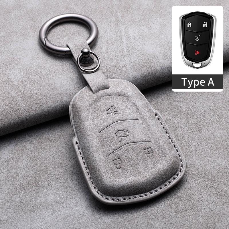 New Sheepskin Car Remote Key Cover Case Shell For Cadillac ATS-L XTS XT5 CTS CT6 ATS 28T SRX Escalade 2015 Styling Accessories