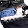 Velkokapacitní kožený PU pánský batoh rozšiřitelný batoh USB nabíječka cestovní počítač notebook studentská móda
