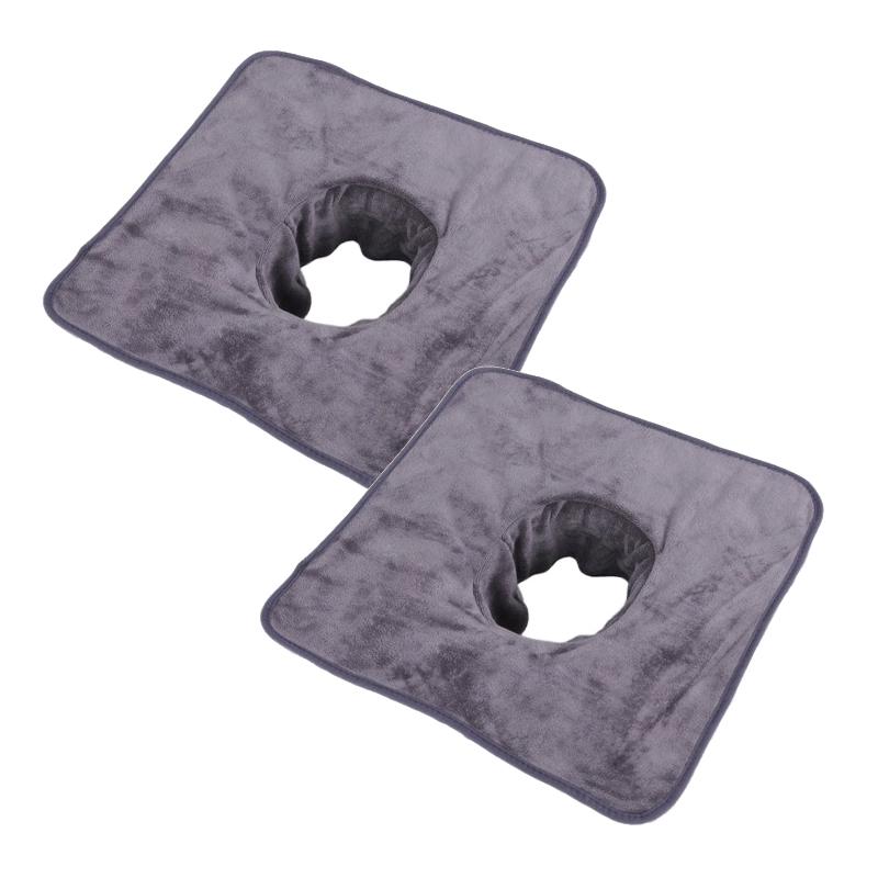 

2/4/6 Beauty salon bedside hole towel soft water absorption massage acupuncture and moxibustion massage pad face towel bed towel