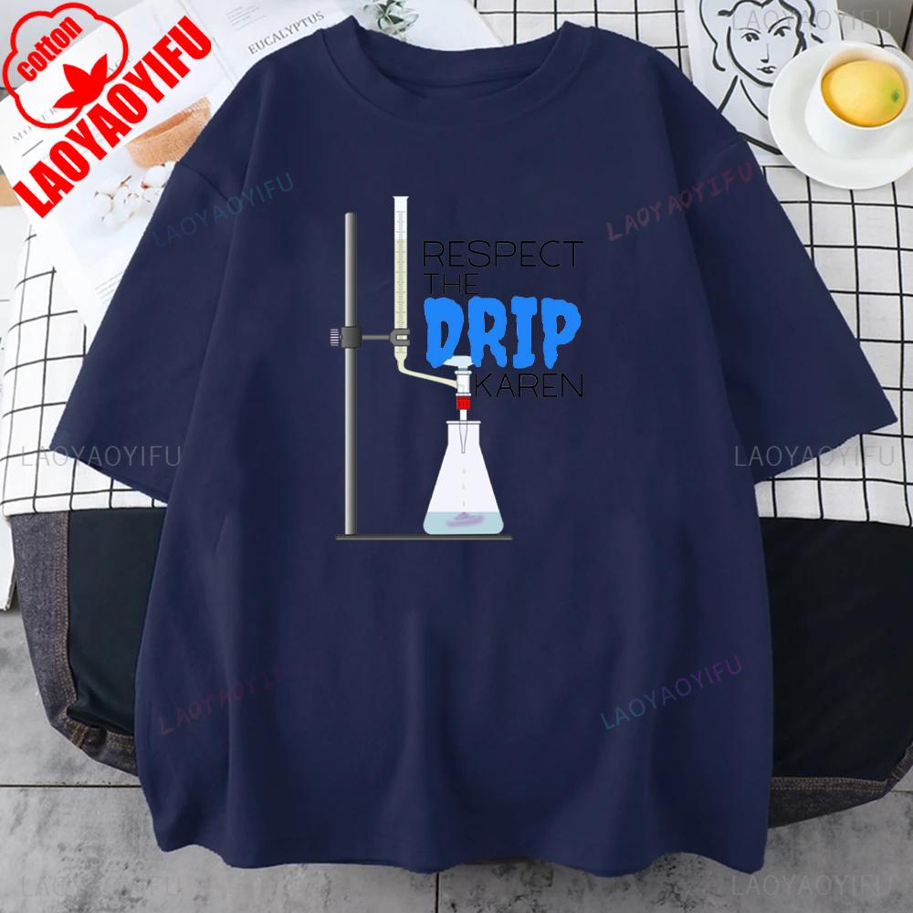Chemistry Science Physics Mathematics Printed T-shirt Creativity Style Casual for Daily Wear and Casual Outings Harajuku