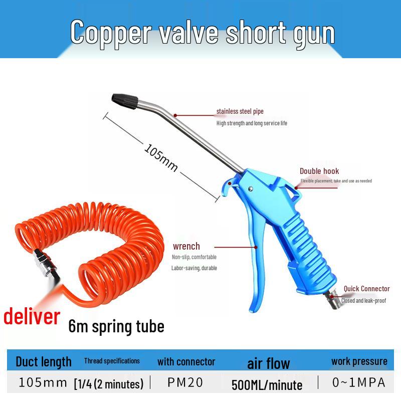 High-Pressure Air Blow Gun & Dust Removal Tool