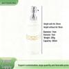 European Pattern Press-Type Faux Porcelain Hand Sanitizer & Shampoo Bottle