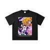 260 GSM Double Yarn 32 Count 100% Cotton Demon Slayer V69 Zenitsu Kaigaku Print Unisex Heavy Cotton T Shirt