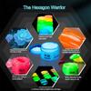 Borrence Glow In The Dark Acrylic Paint Set 20ml 8-Color Hand-Painted Graffiti DIY Fluorescent Pigment Luminous Paint Waterproof