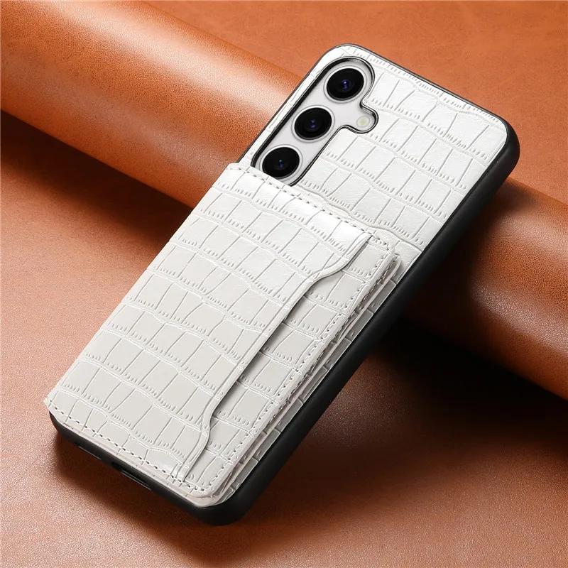 EUCAGR Crocodile Pattern Case Coque For Samsung A14 A23 A24 A34 A53 A54 A51 A52 A31 A70 A13 A32 A33 A22 A20 A15 A25 A35 A55 5G