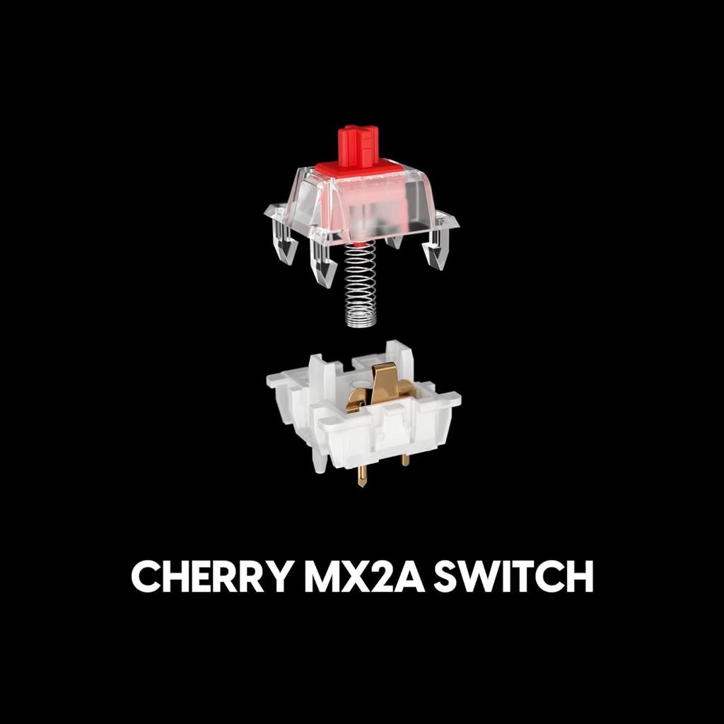 Pulsar Gaming Gears XBOARD MS Gaming ISO UK 89 Cherry MX2A 8K Abfragerate Tastatur, Layout, Tasten, Schalter,