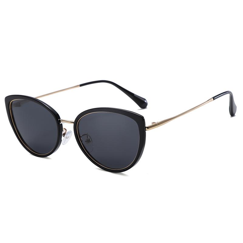 Fashionable and Trendy Cool Cat Eye Sunglasses with Multi Color Luxury, Lightweight Polarized UV Resistant Women's Sunglasses