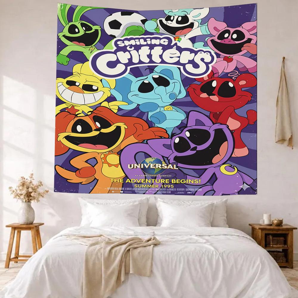 Digital Circus Wall Decor Tapestry Art For Pet Memorial Birthdaywedding Party Backdrop Family Gift