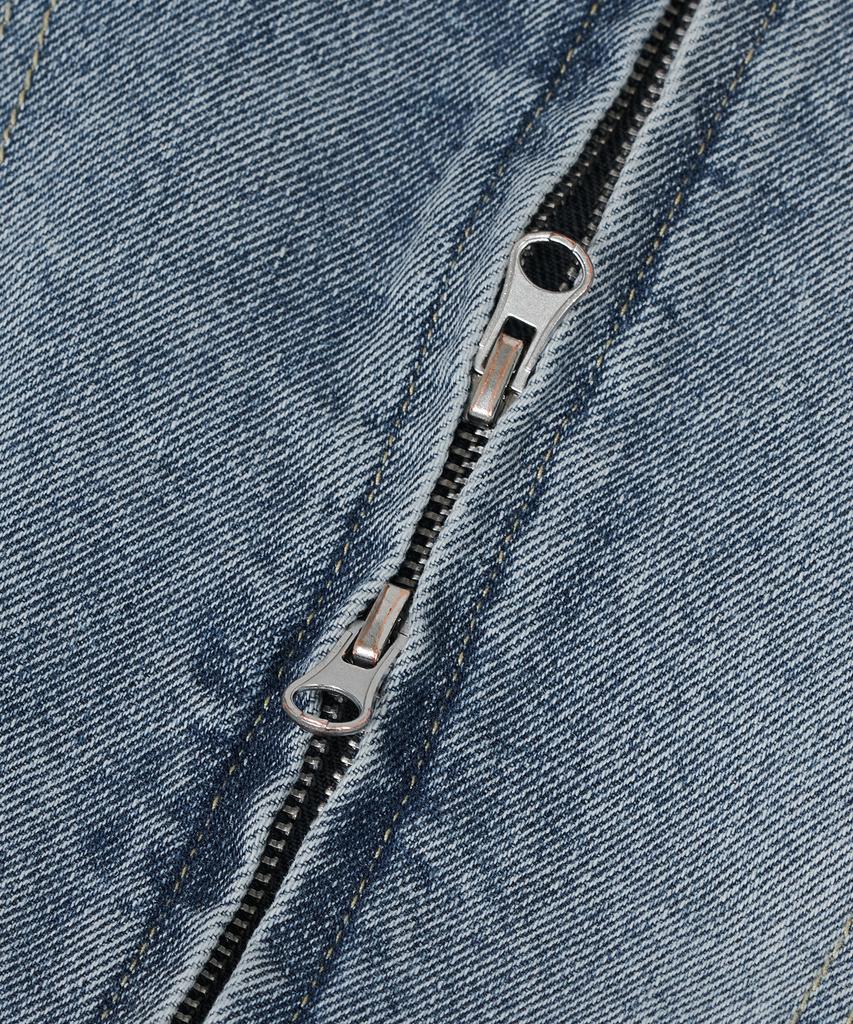 Standarderror 87-Stan118 [Classic] Florence Vintage Washed Minimal Denim Jacket Light Indigo