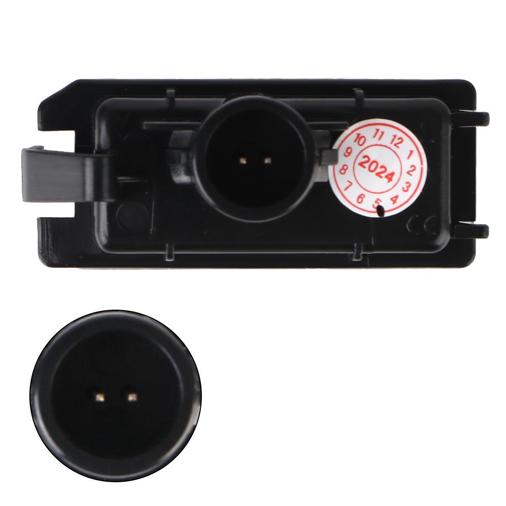 2Pcs 50000H LED Interior 5700K White 12V 0.17A License Lamp LED License Number Plate Light Car Lamp for FIAT 500C 2013--2019