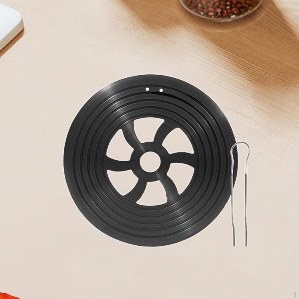 10-tums värmespridare Rund Spis Tjocklek 3 mm Lågvärmeplatta Snabb Upptiningsbricka