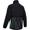 Under Armour American Vintage Stand Collar Large Pocket Color Block Long Sleeve Sweatshirt Men Sweatshirt Black 1359140-001