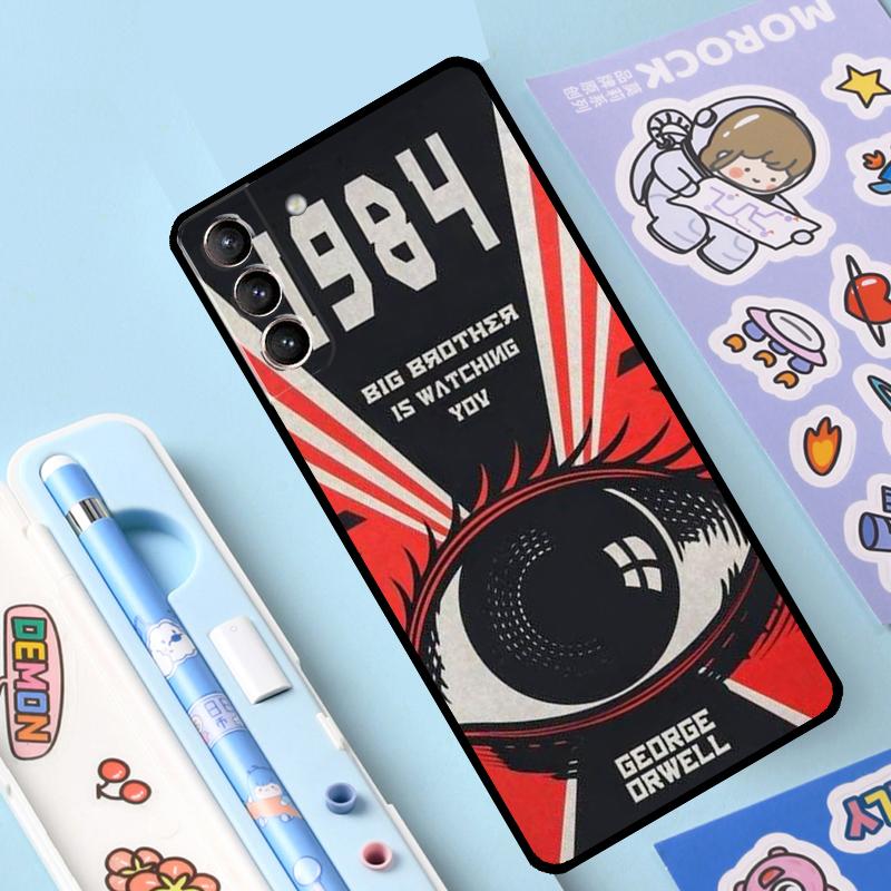 1984 George Orwell Cover For Samsung Galaxy S23 S21 FE S20 FE S22 Plus Note 20 Ultra Note 10 S8 S9 S10 Plus Case
