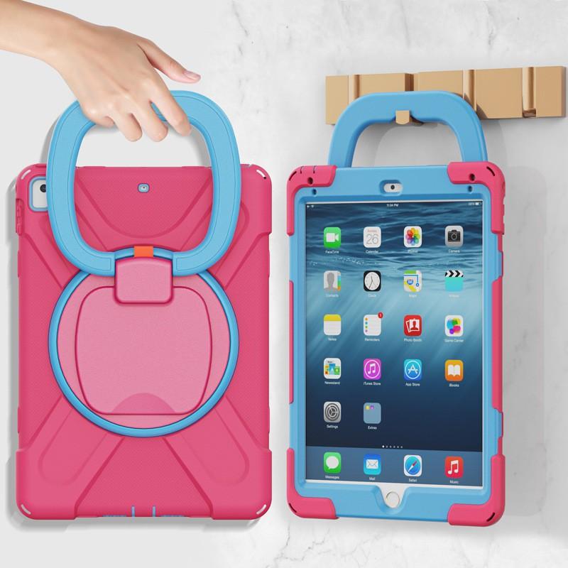 Rotating Wrist Strap Stand Case IPad 9.7 Inch Air Air2 PC Hard Shell With Shockproof Anti-Slip Grip
