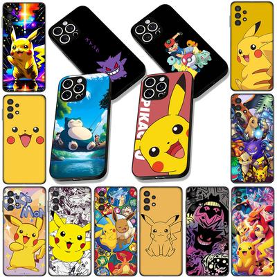 P-Pikachus P-Pokemons GO Eevees Telefoonhoesje voor Samsung Galaxy A05 A06 A14 A50 A51 A52 A12 A13 A23 A70 A07 A25 A26 M53 A56 Hoesje
