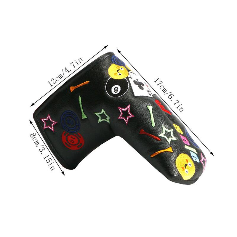 Smiley Face Magnetic Golf Putter Headcover