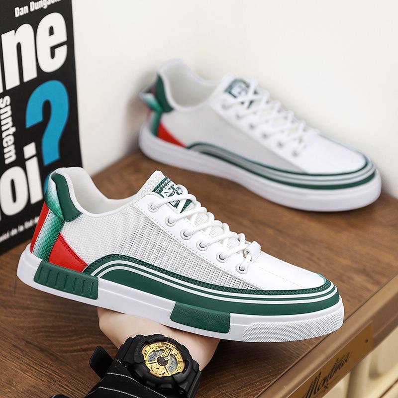 Sommer Leichte Mesh Atmungsaktive Sneaker Herren Flache Skateboard Schuhe Slipper Outdoor Hohl Lässige Walking Schuhe Tenis Masculino