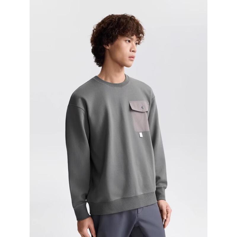 SAUCONY Men s Loose-Fit Round Neck Knitted Pullover Sweatshirt XL