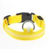 Solid Nylon LED Light Dog Collar 3 Models Shining for Night Walking  Anti-lost Safety Glow Luminous Collars Pet Cat Supplies
