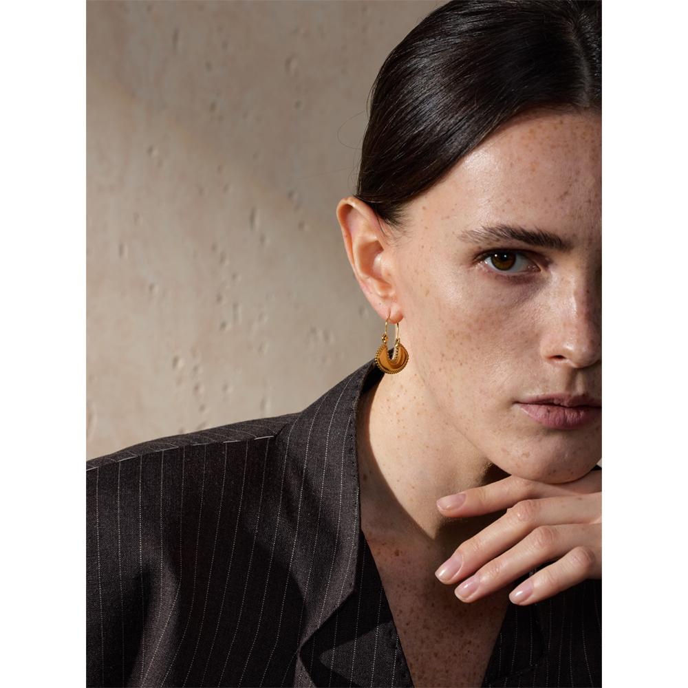 Yhpup Stainless Steel Fashion Ladies Bag Shape Drop Earrings Gold Color Waterproof PVD Plated Metal Charm Jewelry for Women