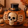 Halloween Pumpkin Candy Jar for Treats and Party Decor