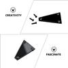 Core Cap Bass Accessories Truss Rod Covers For Guitar Replacements Shape Case Pure Black Electrical