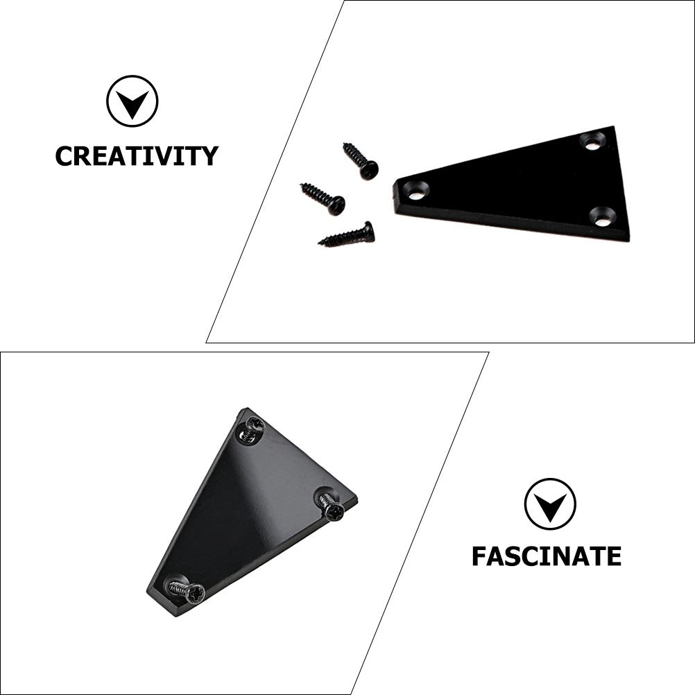 Core Cap Bass Accessories Truss Rod Covers For Guitar Replacements Shape Case Pure Black Electrical