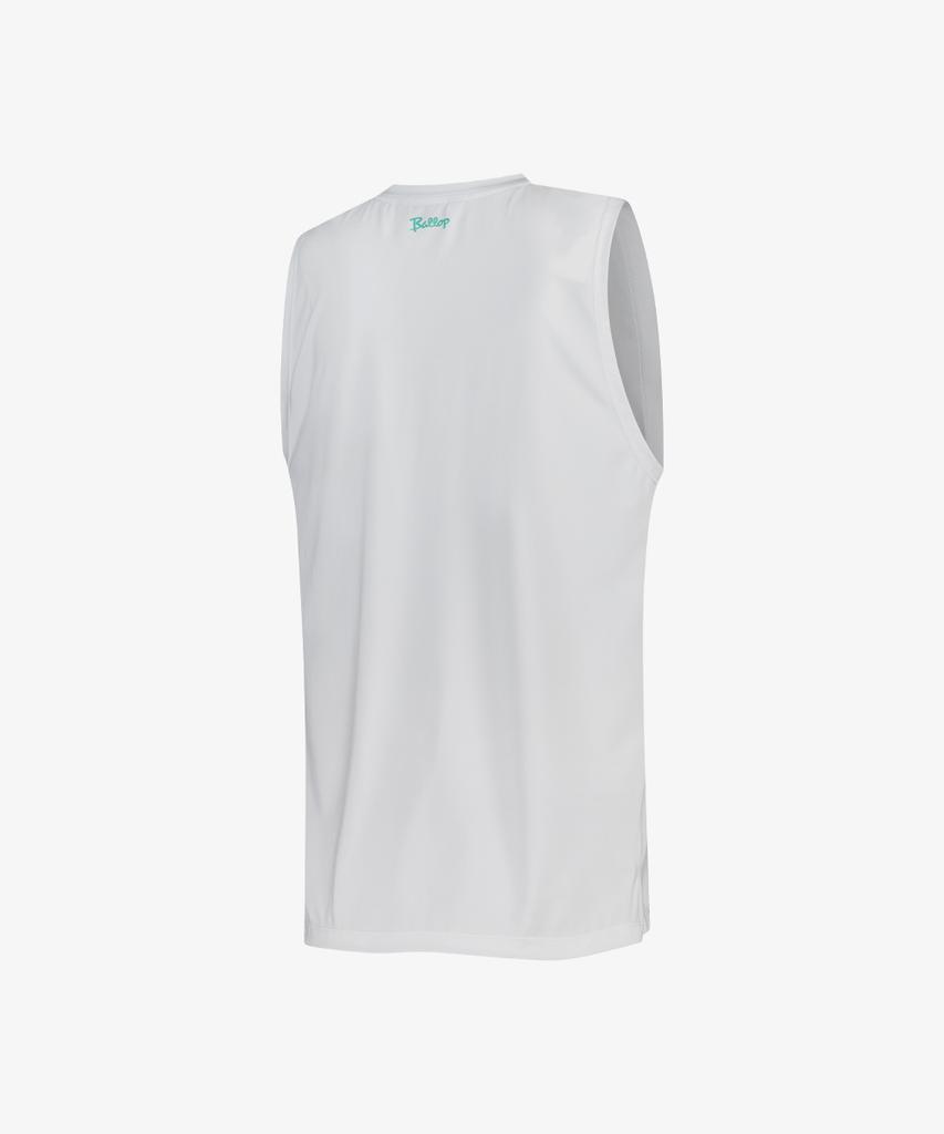 Baellob Women'S Surfy Sleeveless Rash Guard White