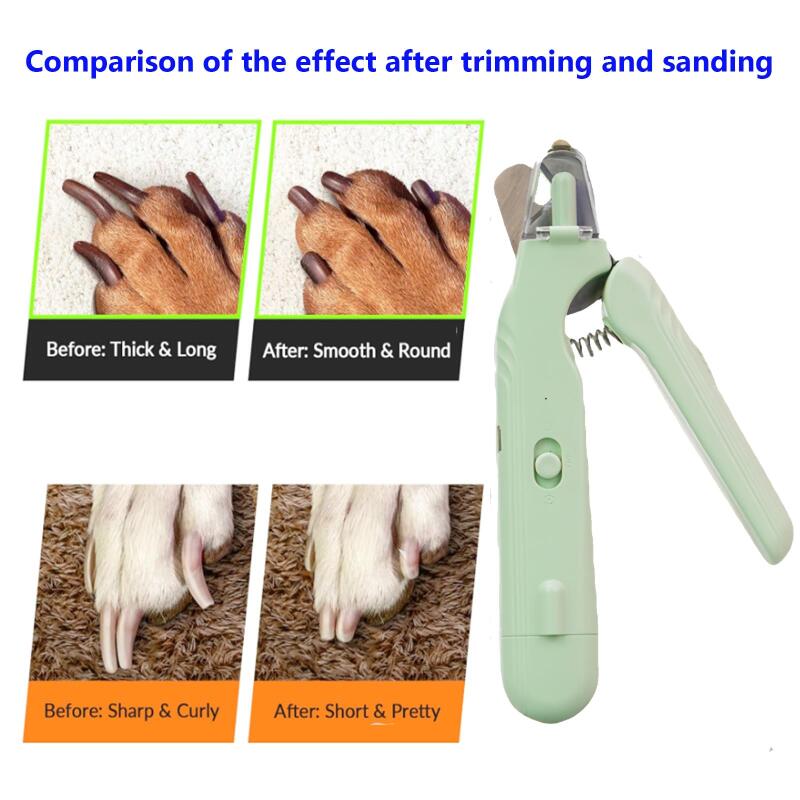 Professional Pet Nail Clippers with LED Light Pet Claw Grooming Scissors for Dogs Cats Small Animal Paw Nail Trimmer Pets Supply