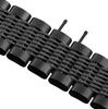 [Kai Tian] 18mm Watch Band Strap Black Watch Replacement Band Metal Stainless Steel Watch Band Replacement Strap Mesh Strap Watch Women's Men's