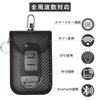 [LKCCTK] Radio Wave Blocking Key Case, Carbon Fiber, Smart Key Protection, Relay Attack Prevention,